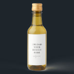 Mini Wine & Sparkling Wine Bottle 2" x 3" (set of  Wine Label<br><div class="desc">Customize your design in Templett. After you are done editing,  download your file in a JPG format (don't forget to turn on the bleed option). Upload your design here by clicking on the blue "Personalize" button.</div>