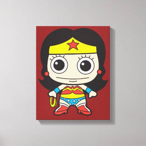 Mini Wonder Woman Canvas Print