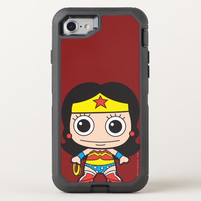 Mini Wonder Woman Otterbox iPhone Case (Back)