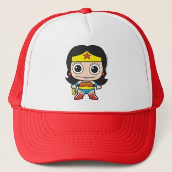 Mini Wonder Woman Trucker Hat by justiceleague at Zazzle