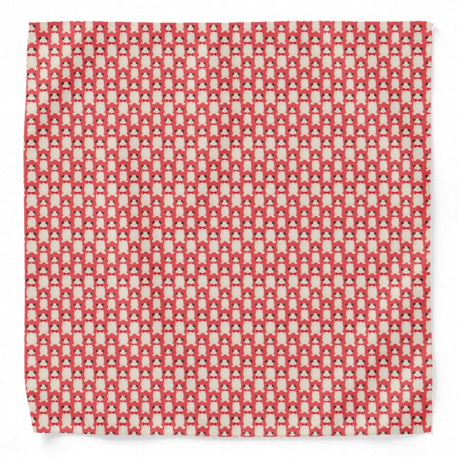 Mini Yellow Pug  Bandana (Front)