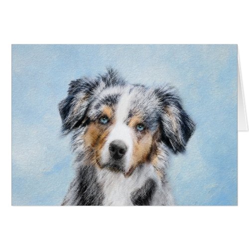 Miniature American Shepherd Painting _ Dog Art