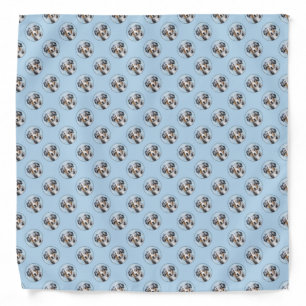 Miniature American Shepherd Painting - Dog Art Bandana