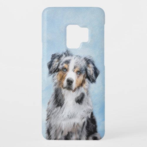 Miniature American Shepherd Painting _ Dog Art Case_Mate Samsung Galaxy S9 Case