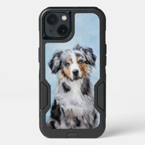 Miniature American Shepherd Painting _ Dog Art iPhone 13 Case
