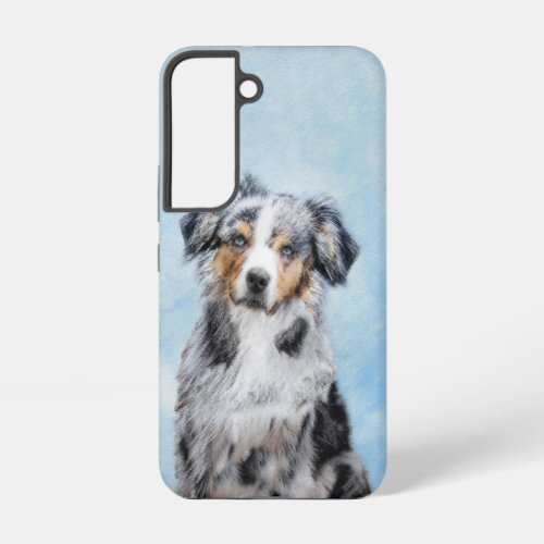 Miniature American Shepherd Painting _ Dog Art Samsung Galaxy S22 Case