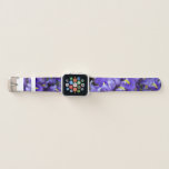 Miniature Blue Irises Spring Floral Apple Watch Band