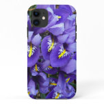 Miniature Blue Irises Spring Floral iPhone 11 Case