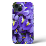 Miniature Blue Irises Spring Floral iPhone 13 Case