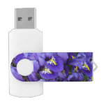 Miniature Blue Irises Spring Floral Flash Drive