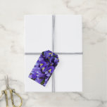 Miniature Blue Irises Spring Floral Gift Tags