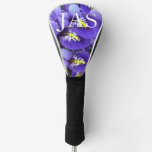 Miniature Blue Irises Spring Floral Golf Head Cover