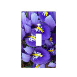 Miniature Blue Irises Spring Floral Light Switch Cover