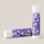Miniature Blue Irises Spring Floral Lip Balm