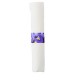 Miniature Blue Irises Spring Floral Napkin Bands
