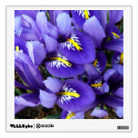 Miniature Blue Irises Spring Floral Wall Sticker