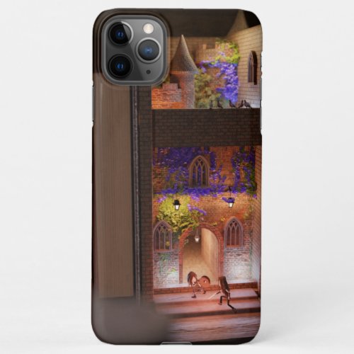 Miniature book nook diorama _ sword fight iPhone 11Pro max case