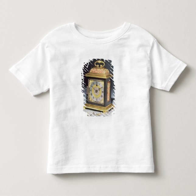 Miniature bracket clock toddler t-shirt (Front)