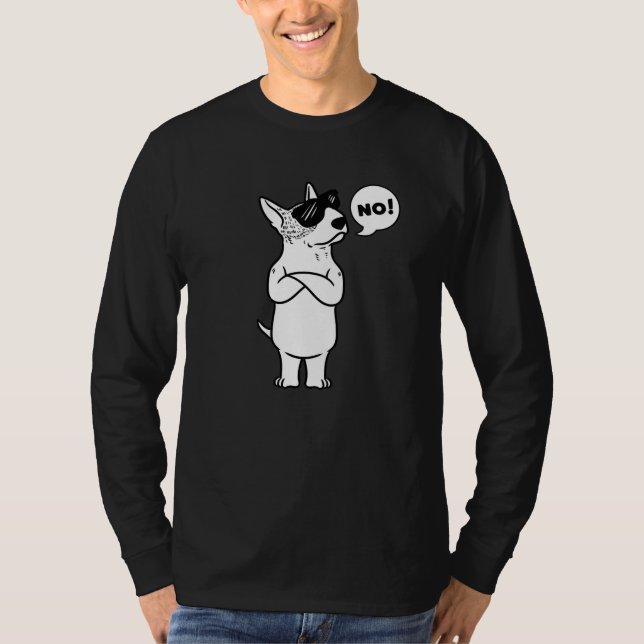 Miniature Bull Terrier Dog T-Shirt (Front)