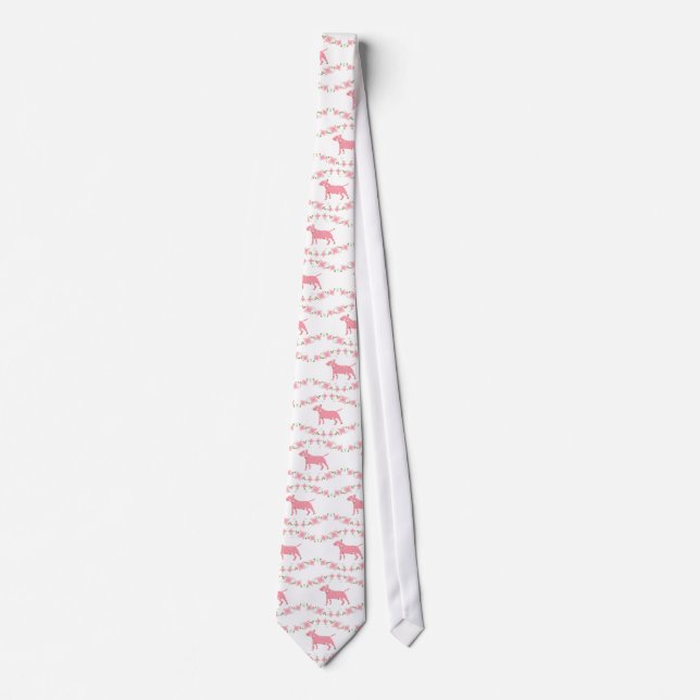 Miniature Bull Terrier Neck Tie (Front)