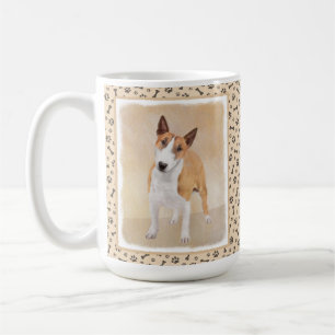 Miniature Bull Terrier Painting - Cute Original Do Coffee Mug
