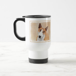Miniature Bull Terrier Painting - Cute Original Do Travel Mug
