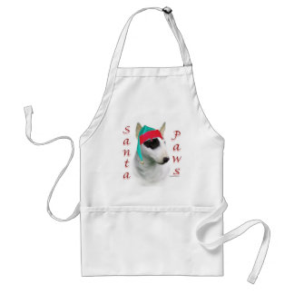 Miniature Bull Terrier Santa Paws Adult Apron