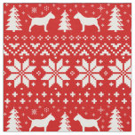Miniature Bull Terriers Christmas MiniBull Holiday Fabric