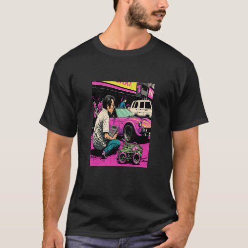 Miniature Car Pop Remote Controlled Cars T_Shirt