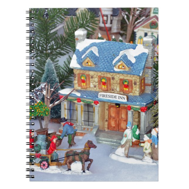 Miniature christmas village notebook (Front)