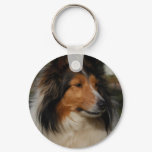Miniature Collie Keychain