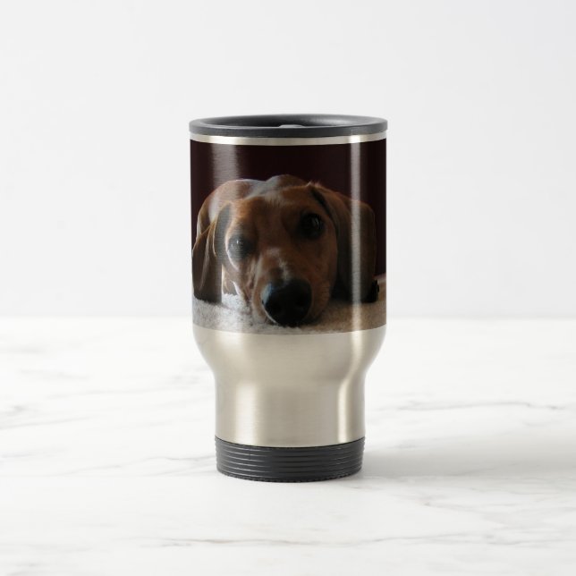 Miniature Dachshund Travel Mug (Center)