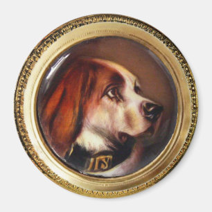 MINIATURE DOG PORTRAITS Bloodhound Magnet