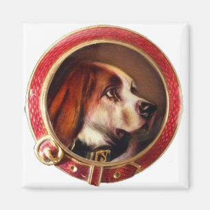 MINIATURE DOG PORTRAITS Bloodhound Magnet