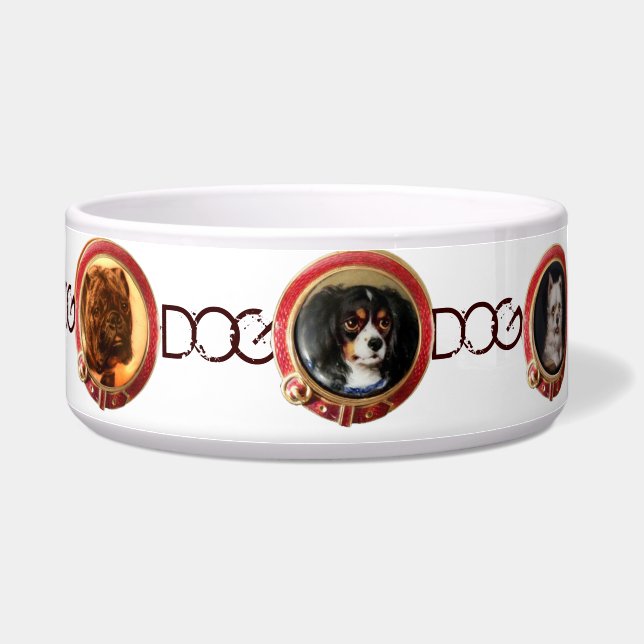 MINIATURE DOG PORTRAITS COLLECTION BOWL (Right)