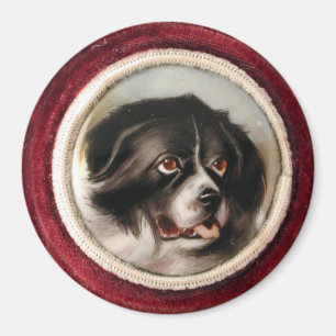 MINIATURE DOG PORTRAITS Newfoundland Magnet