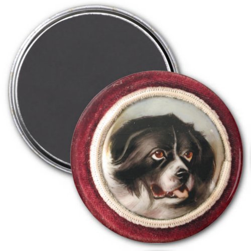 MINIATURE DOG PORTRAITS Newfoundland Magnet