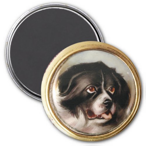 MINIATURE DOG PORTRAITS Newfoundland Magnet