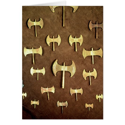Miniature double axes cards (Front)