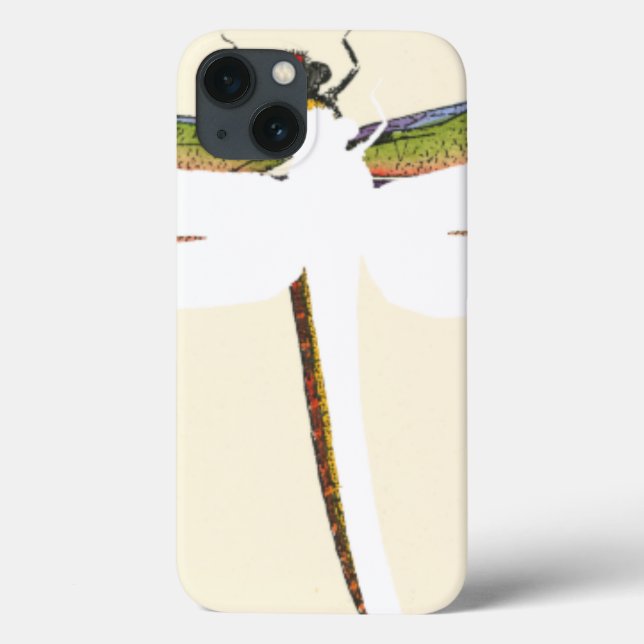 Miniature Dragonfly on White Background Case-Mate iPhone Case (Back)