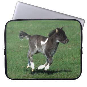 Miniature Foal Running Laptop Sleeve
