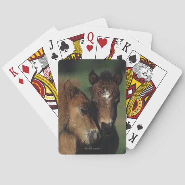 Miniature Foals 2 Poker Cards (Back)