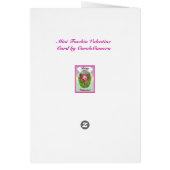 Miniature Fuschia Valentine Card (Back)