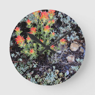 Miniature Garden at Gem Lake Round Clock