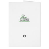 Miniature Garden Vignette, Blank Cards (Back)