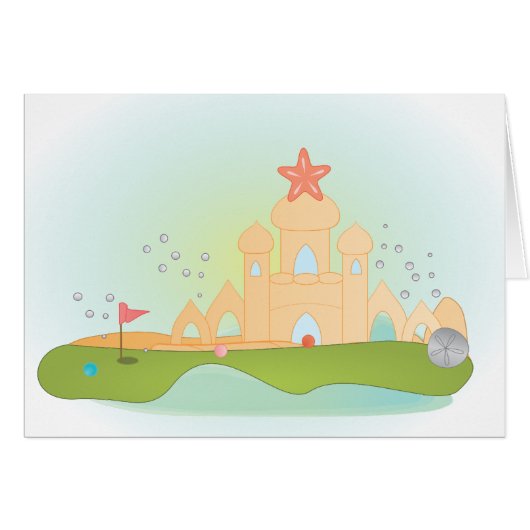 Miniature Golf Course Hole No.8 Cards (Front Horizontal)