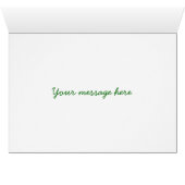 Miniature Green Forest Bonsai Pot Pedestal Leaves Cards (Inside Horizontal (Bottom))