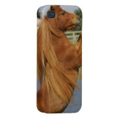 Miniature Horse Rearing iPhone Case (Back Right)