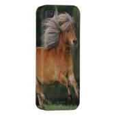 Miniature Horse Running iPhone Case (Back Right)