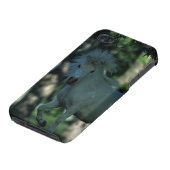 Miniature Horse Standing in the Trees iPhone Case (Bottom)